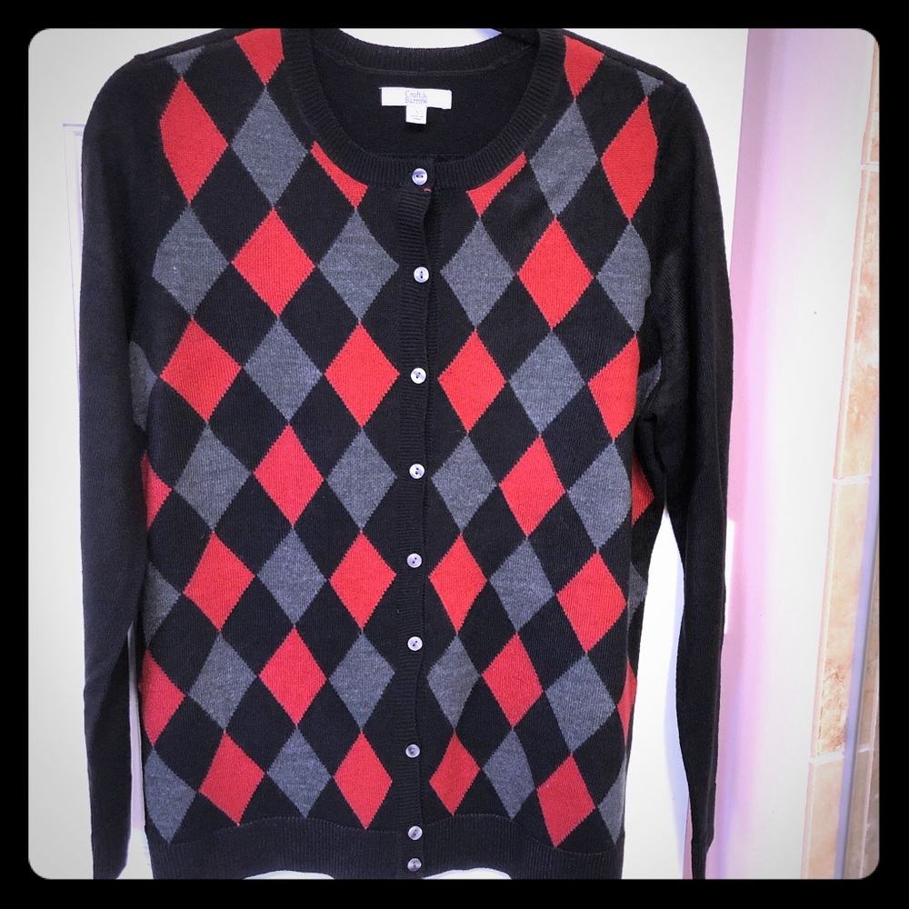 Argyle Cardigan